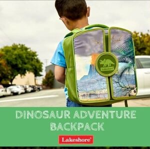Lakeshore Learning Dinosaur backpack